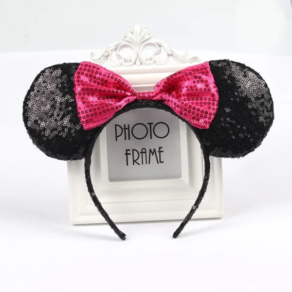 Cartoon Mouse Ears Sequin Headband