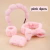 Sponge Spa Headband and Wristband Set