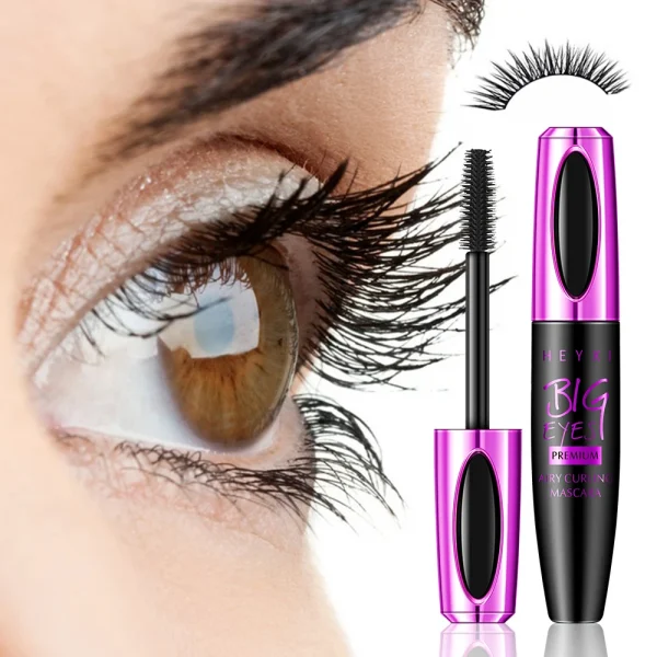 Mascara, Not sticky, Not greasy, Curled up, Makes the eyes look more