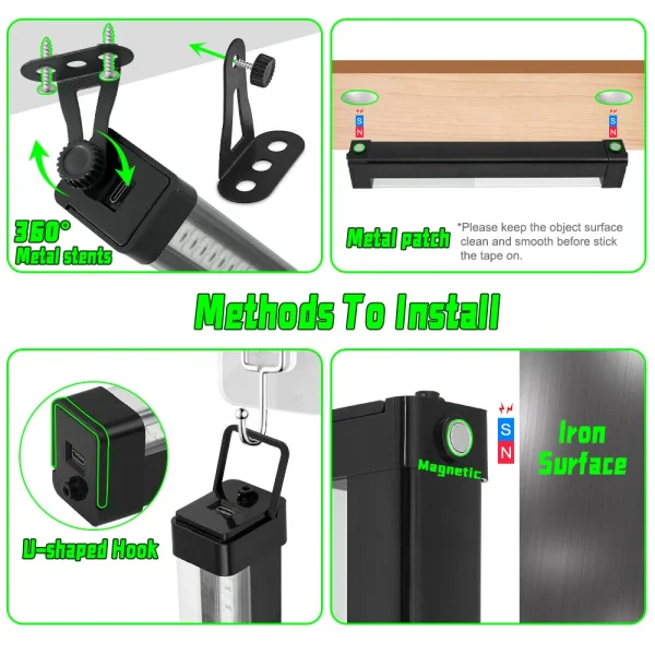 LED Black Light Tube-with switch, 360 degree rotation,