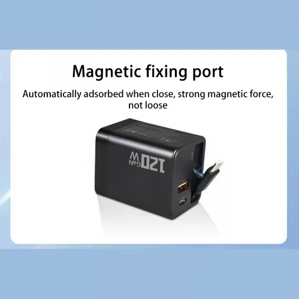 GaN Fast Charger Telescopic Cable