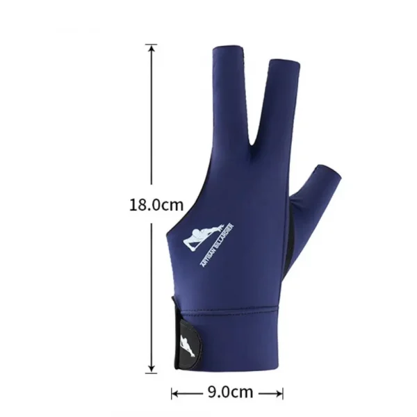 Left Right Hand Snooker Glove New Anti-slip Three Fingers Training Glove Elastic