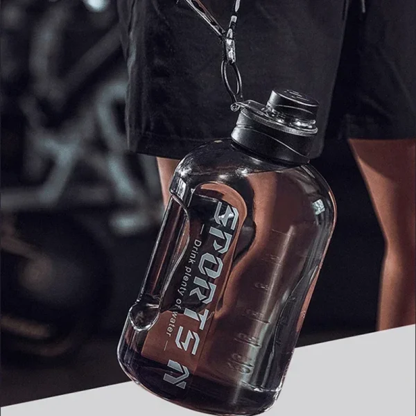 1.7L/2.7L Portable Large Capacity Water Bottle Sports Water Gym