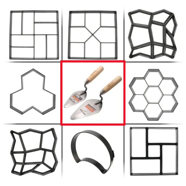 Carbon Steel Plastering Trowel 6 inch 7 inch  Mason Tools