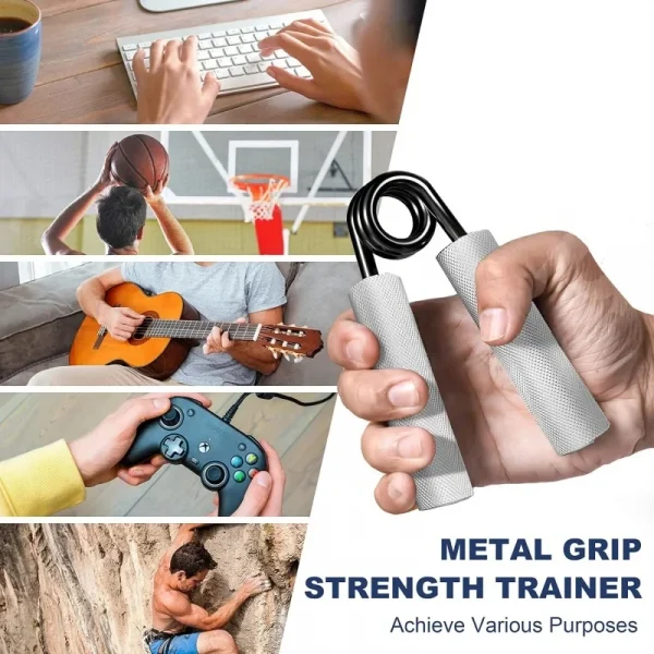 100-350LBS Alloy Hand Grips Fitness Gripper Adjustable Finger Heavy Exerciser