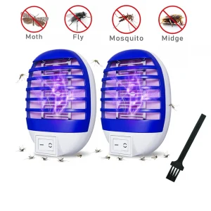 Plug in Bug Zapper Indoor Flying Insect Trap,Electronic Mosquito