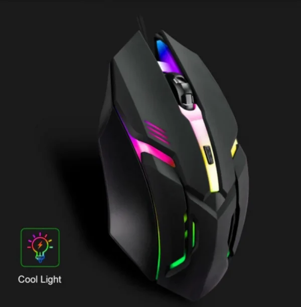 Ergonomic Gaming Mouse with RGB Backlight