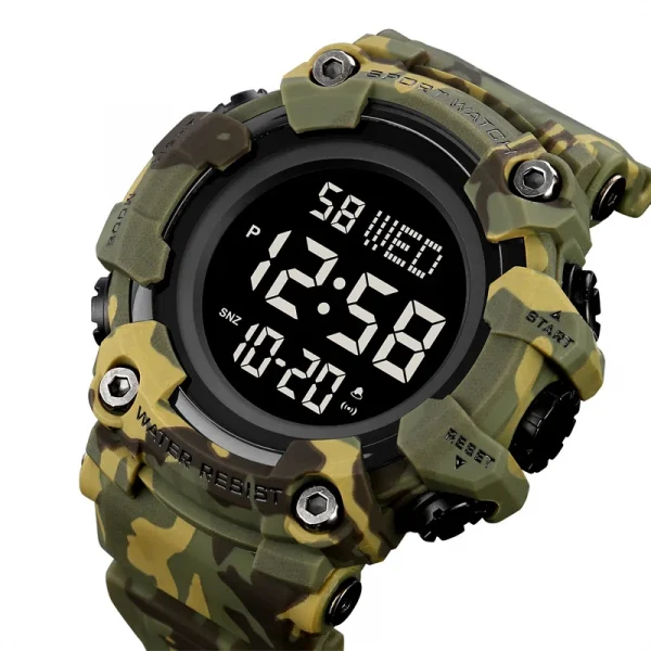 Skmei Waterproof Dual Time Digital Sports Watch