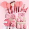 33Pcs Complete Makeup Brush and Tool Set