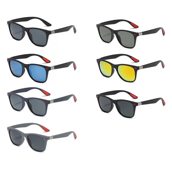 Classic Polarized Square Sunglasses for Men and Women