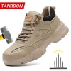 Safety Shoes Men Steel Toe Work Shoes Anti-smash