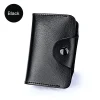 Genuine Leather Unisex Business Card Holder Wallet Bank Credit Card Case id