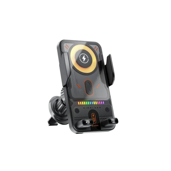 Car Wireless Charger 15W with Automatic Clamping Phone Holder