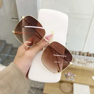 Rimless Square Sunglasses for Women