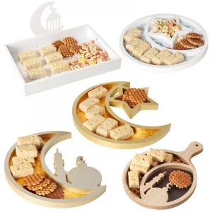 Eid Mubarak Wooden Tray Ramadan Decoration