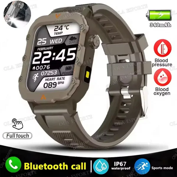 New SmartWatch Men For Women Militray Outdoor GPS Track Sport Watches