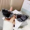 Cat Eye Metal Frame Sunglasses