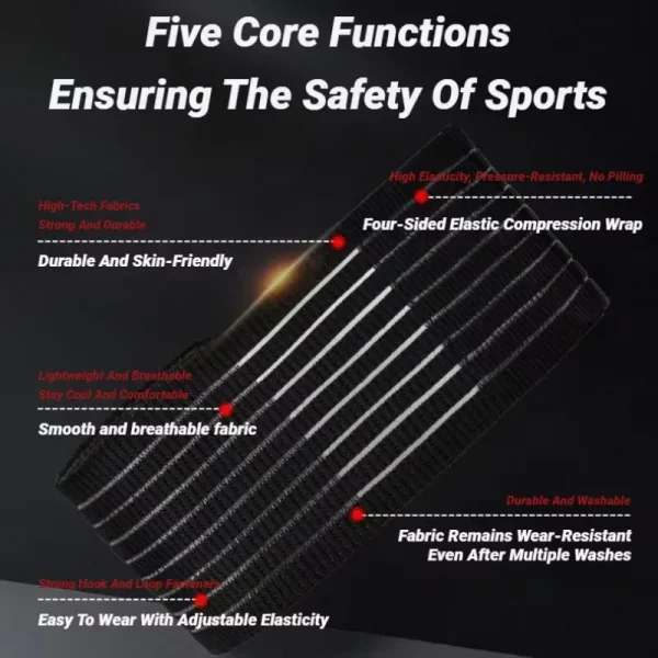 Adjustable Elastic Bandage Hand Sport Wristband Gym Support