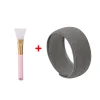 Adjustable Makeup Headband and Mask Brush Set