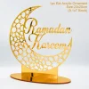 Eid Acrylic Ornament Mubarak Party Decor