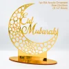 Eid Acrylic Ornament Mubarak Party Decor